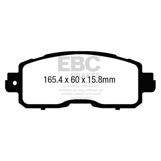 EBC Ultimax OEM Replacement Brake Pads (UD1650)-4