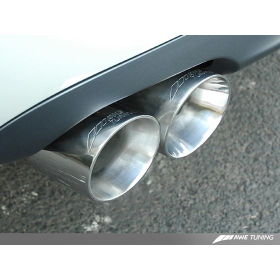 AWE Track Edition Exhaust for B7 RS4 - Chrome S-2