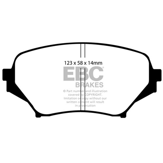 EBC Ultimax OEM Replacement Brake Pads (UD1179)-4