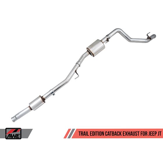 AWE Trail Edition Catback Exhaust for Jeep JT 3-2