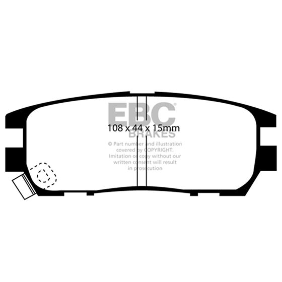 EBC Ultimax OEM Replacement Brake Pads (UD567)-4