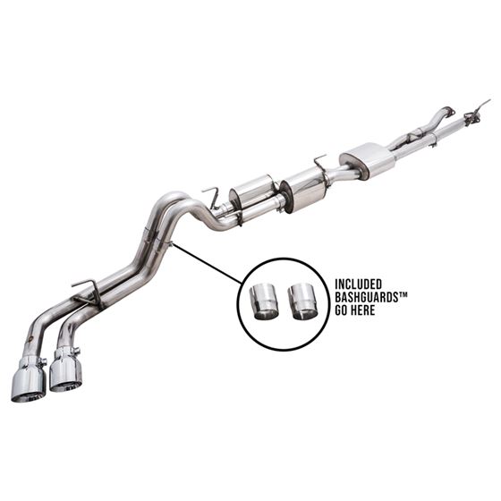 AWE 0FG Exhaust with BashGuard for 3rd Gen Taco-2