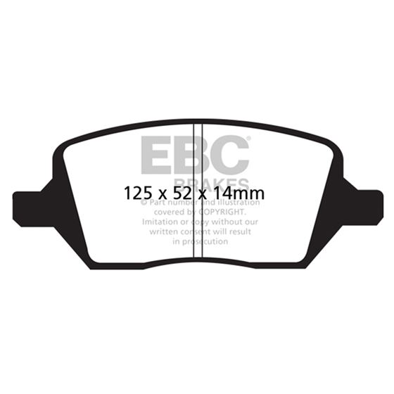 EBC Ultimax OEM Replacement Brake Pads (UD1093)-4