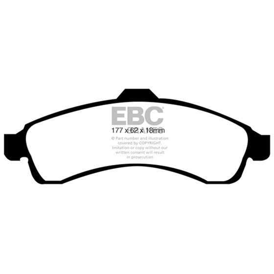 EBC Ultimax OEM Replacement Brake Pads (UD882)-4