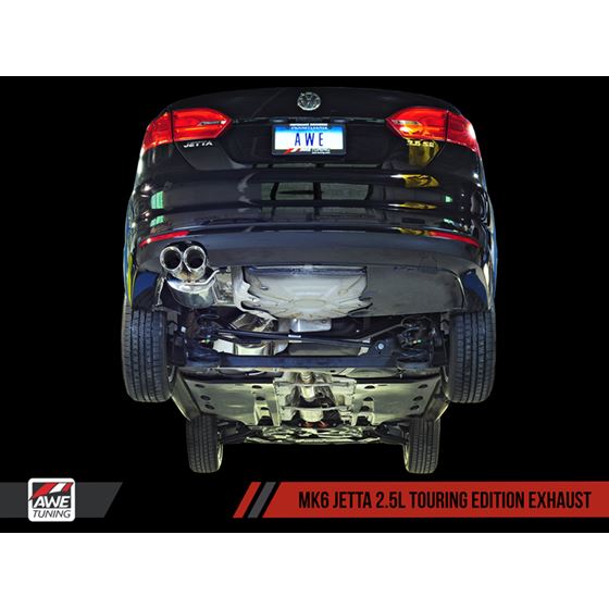 AWE Touring Edition Exhaust for MK6 Jetta 2.5L-4