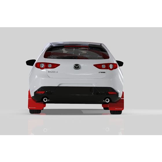 Rally Armor Red Mud Flap/White Logo for 2019-202-2