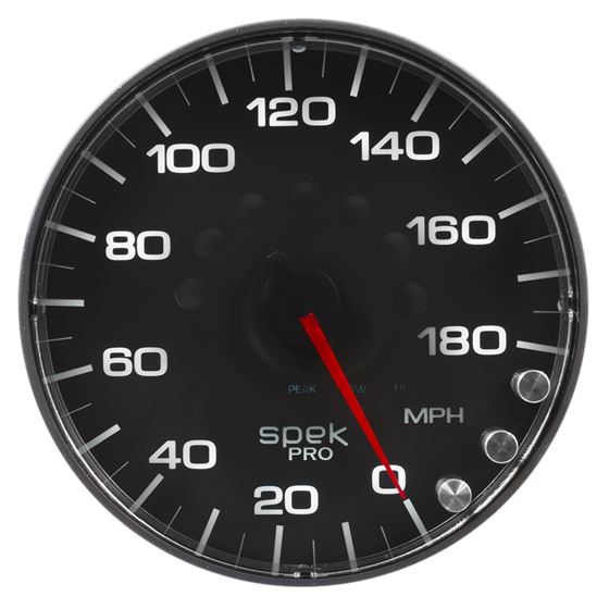 AutoMeter Spek-Pro Gauge Speedometer 5in 180 Mph-2