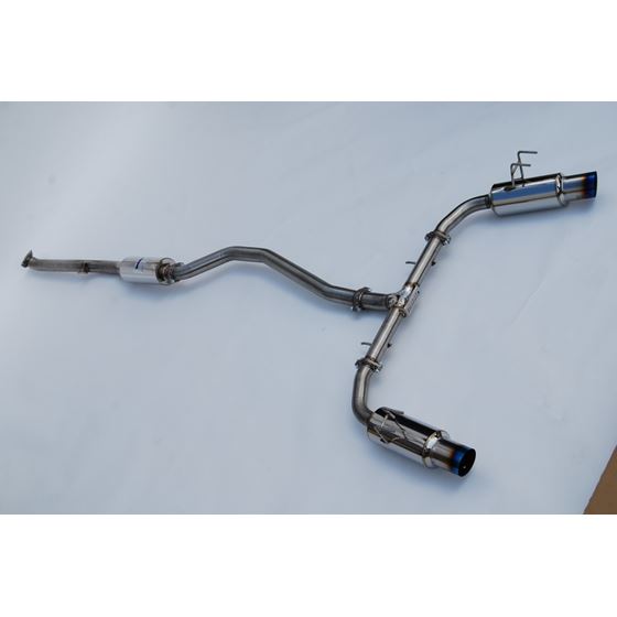 Invidia 70mm N1 Cat Back Exhaust - Burnt TI Tip-2