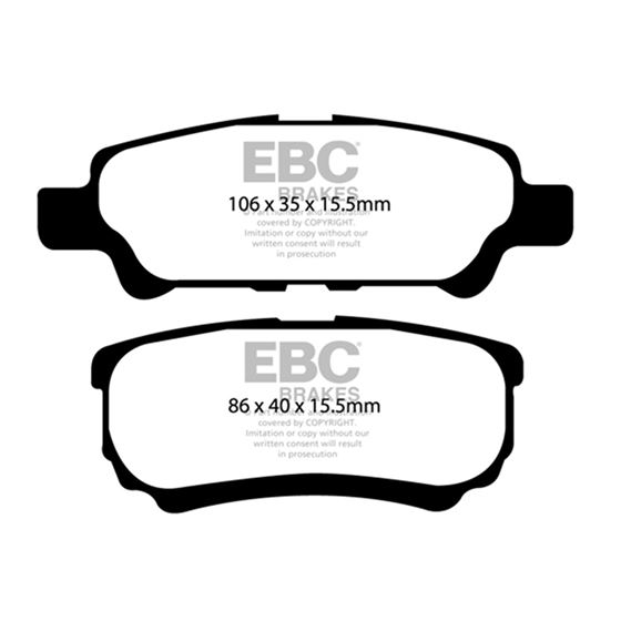 EBC Ultimax OEM Replacement Brake Pads (UD1037)-4