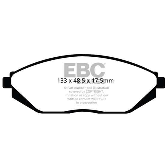 EBC Ultimax OEM Replacement Brake Pads (UD1590)-4