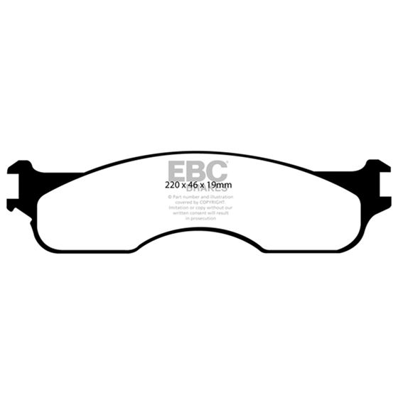 EBC Ultimax OEM Replacement Brake Pads (UD1054)-4