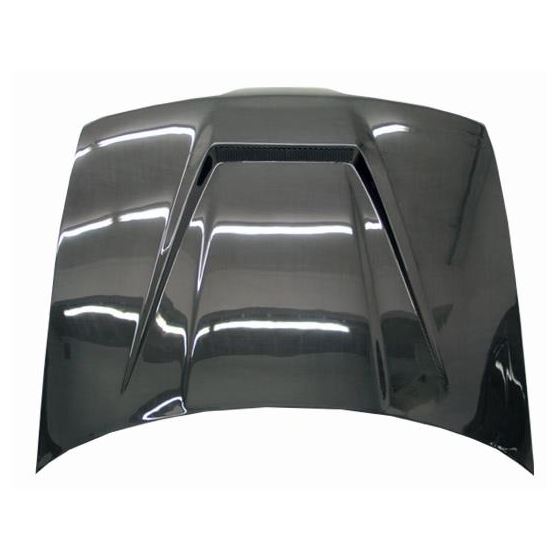 VIS Racing Invader Style Black Carbon Fiber Hood-2