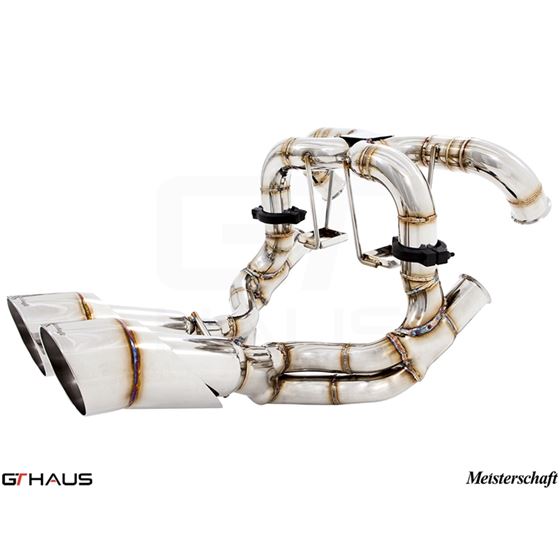 GTHAUS Super GT Racing Exhaust- Stainless- LA022-2