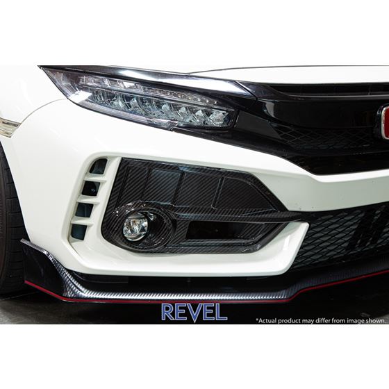 Revel GT Dry Carbon Front Fog Light Covers for H-2