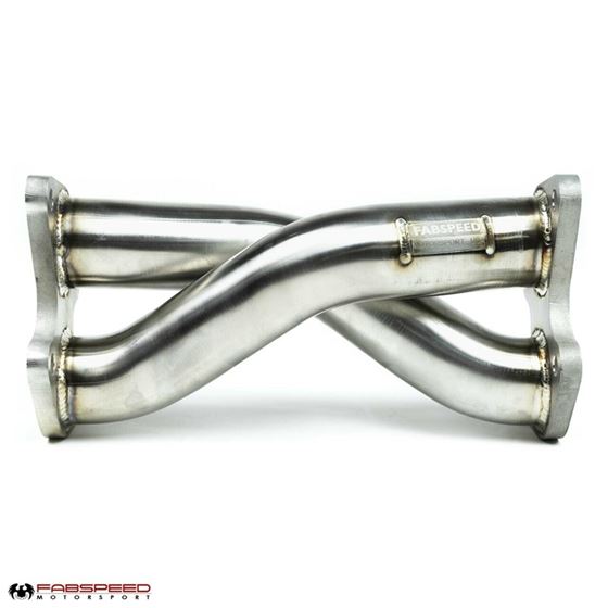 Fabspeed F8 Tributo Rear Center Muffler Bypass-4