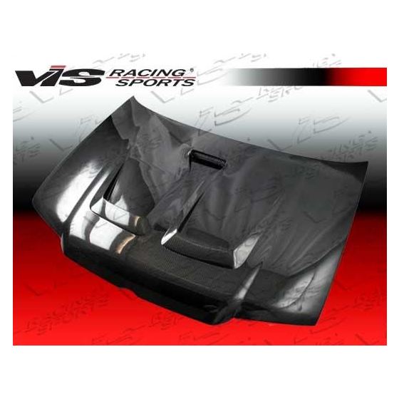 VIS Racing Monster Style Black Carbon Fiber Hood-2