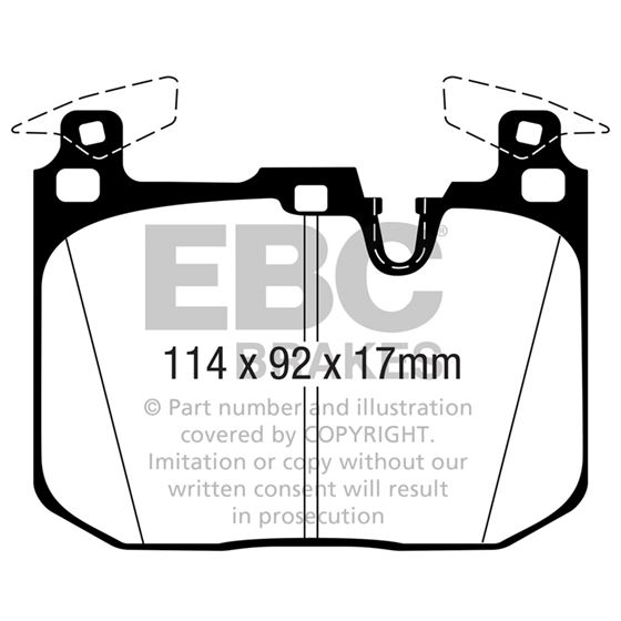 EBC Bluestuff NDX Full Race Brake Pads (DP52360-4