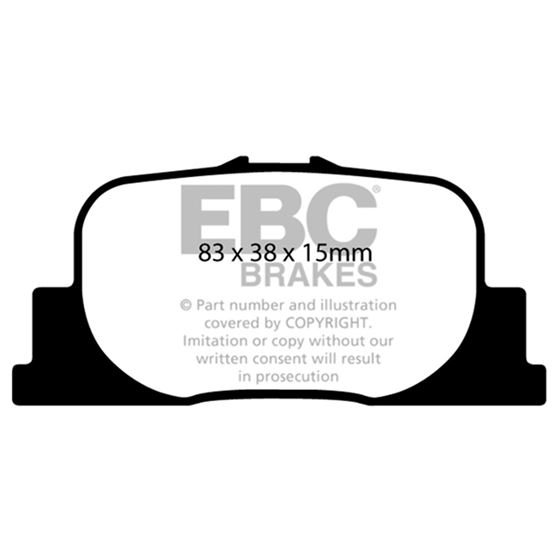 EBC Ultimax OEM Replacement Brake Pads (UD835)-4