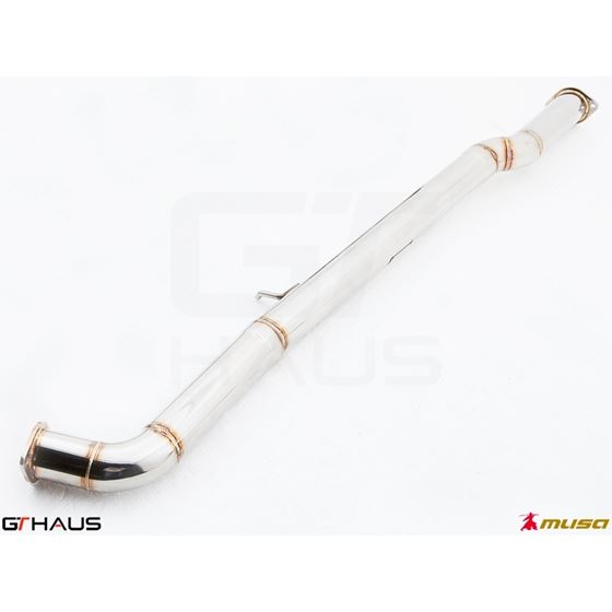 GTHAUS Straight Cat-Back Mid Pipe Section- Stain-2