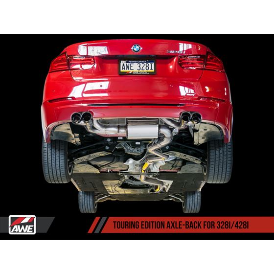 AWE Touring Edition Axle-back Exhaust, Quad Out-2