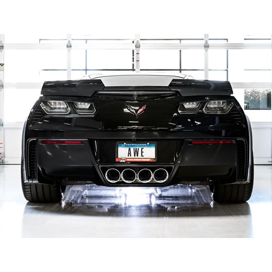 AWE Track Edition Axleback Exhaust for C7 Sting-4