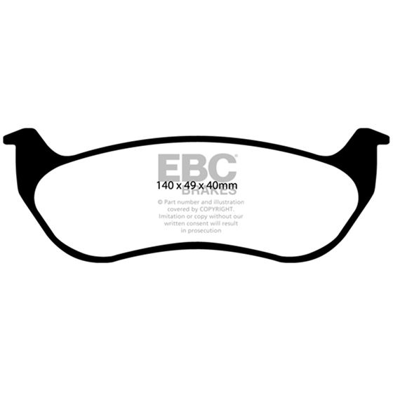 EBC Ultimax OEM Replacement Brake Pads (UD964)-4