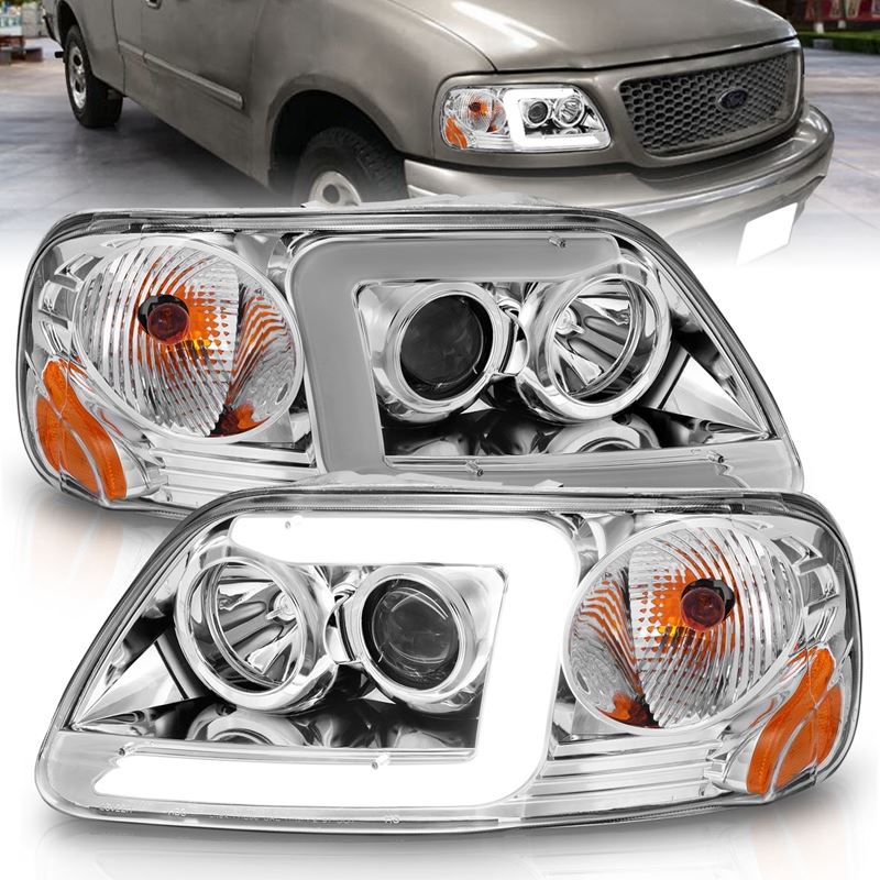 Anzo Crystal Headlight Set for 1997-2002 Ford Expe