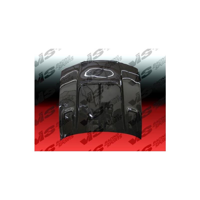 VIS Racing Drift 2 Style Black Carbon Fiber Hood
