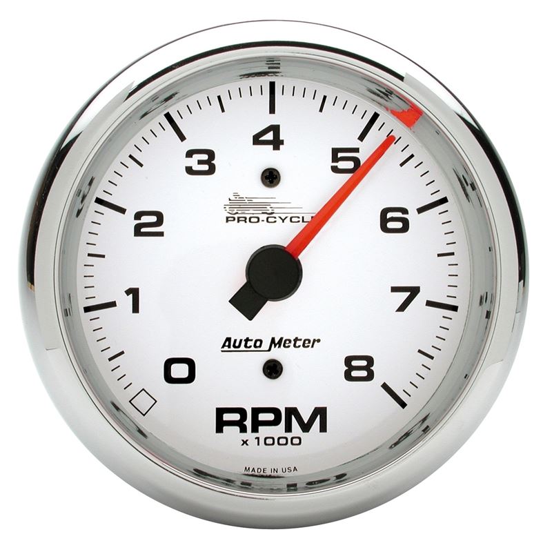 AutoMeter Pro-Cycle Gauge Tach 3 3/4in 8K Rpm 2and
