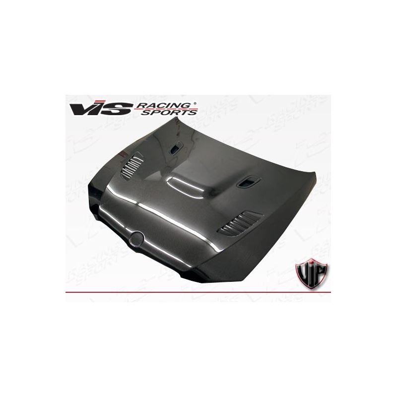 VIS Racing XTS Style Black Carbon Fiber Hood