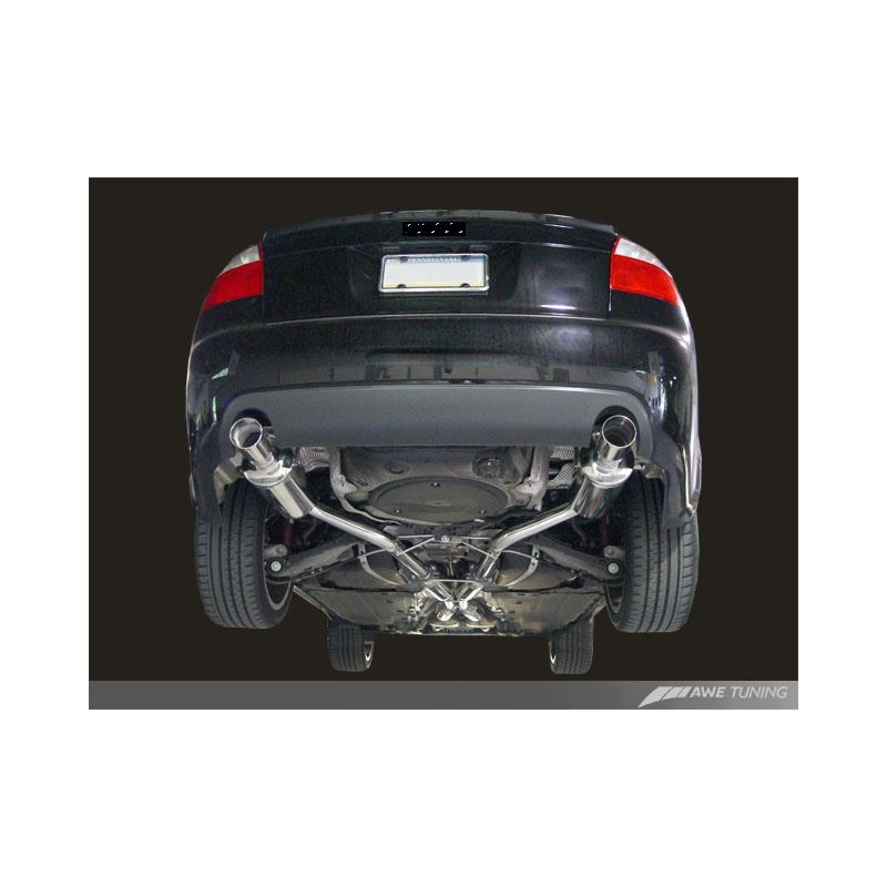 AWE Track Edition Exhaust for B6 A4 3.0L - Diamond