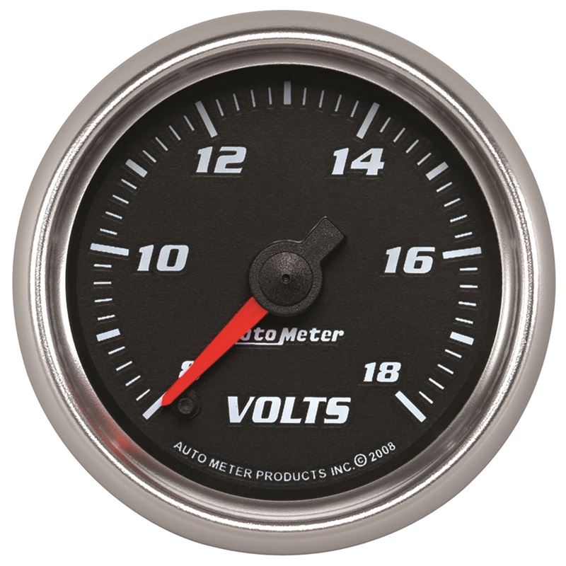 AutoMeter Pro-Cycle Gauge Voltmeter 2 1/16in 18V D