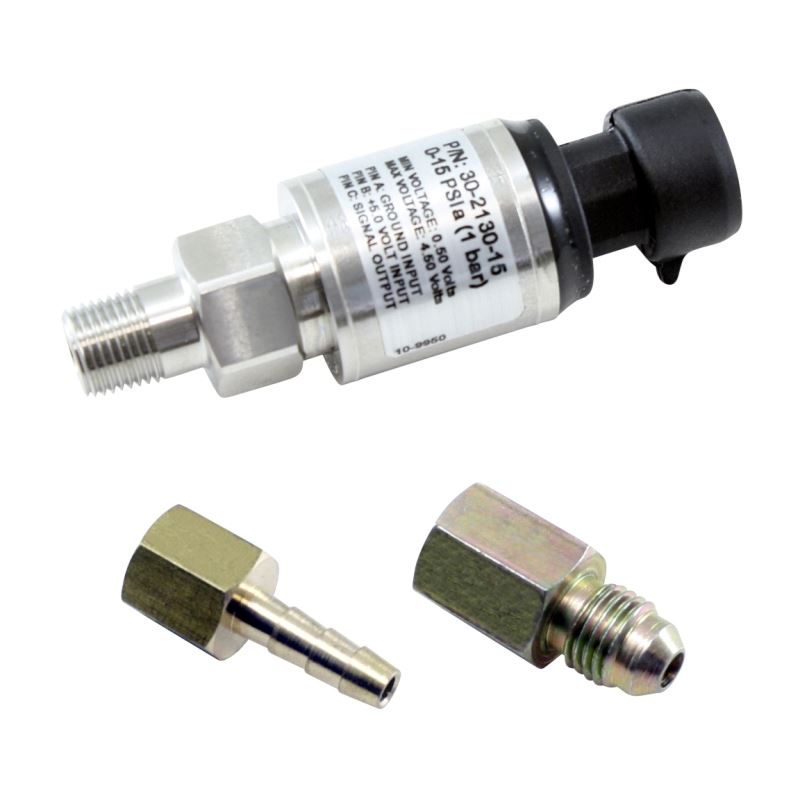 AEM 15 PSIa or 1 Bar Stainless Sensor Kit Stainles
