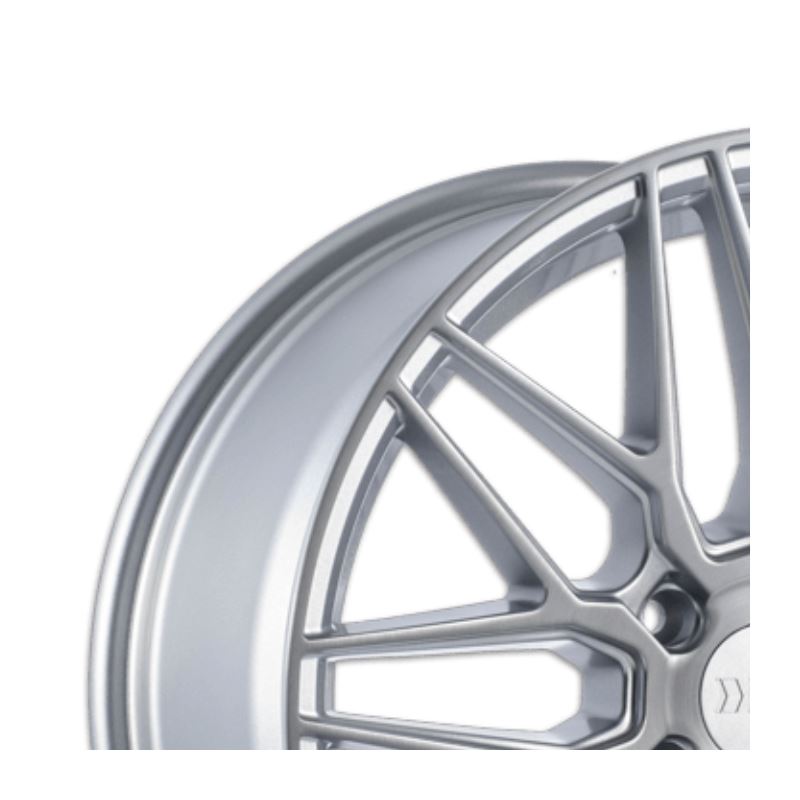 F1R F103 18x9.5 - Brushed Silver Wheel