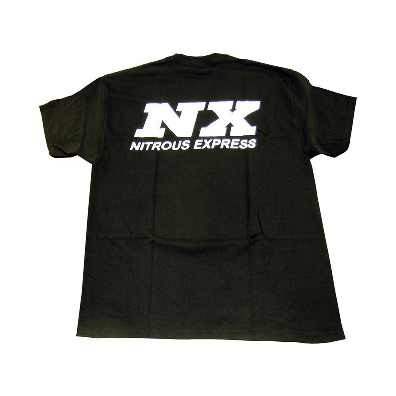 Nitrous Express 5X Black T-Shirt W/ WHITE NX (1650
