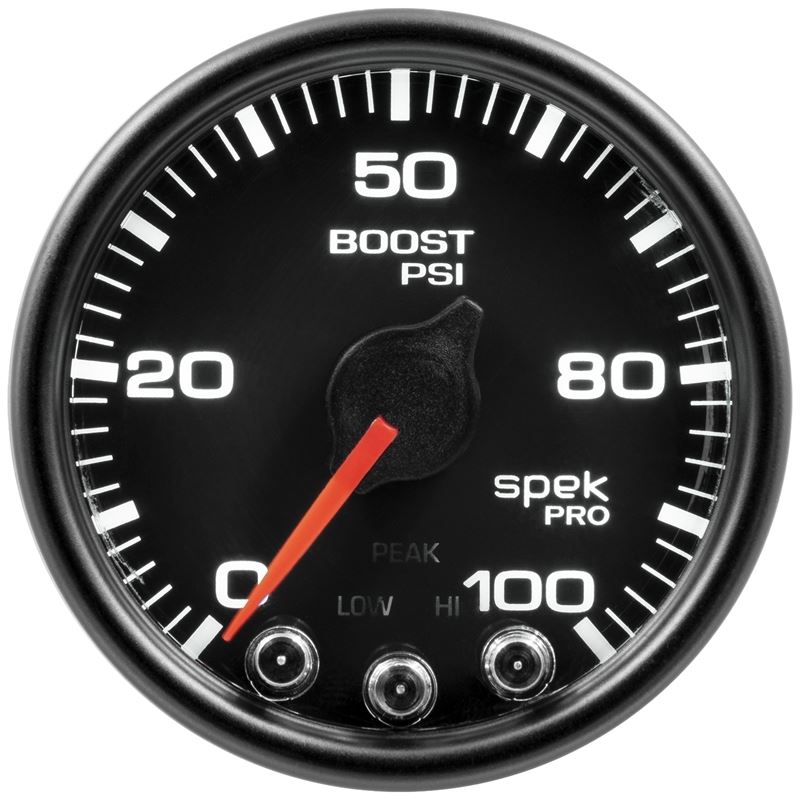 AutoMeter Spek-Pro Gauge Boost 2 1/16in 100psi Ste