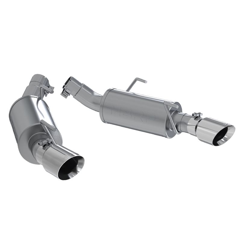 MBRP 2 1/2in. Dual Mufflers Axle Back Split Rear A