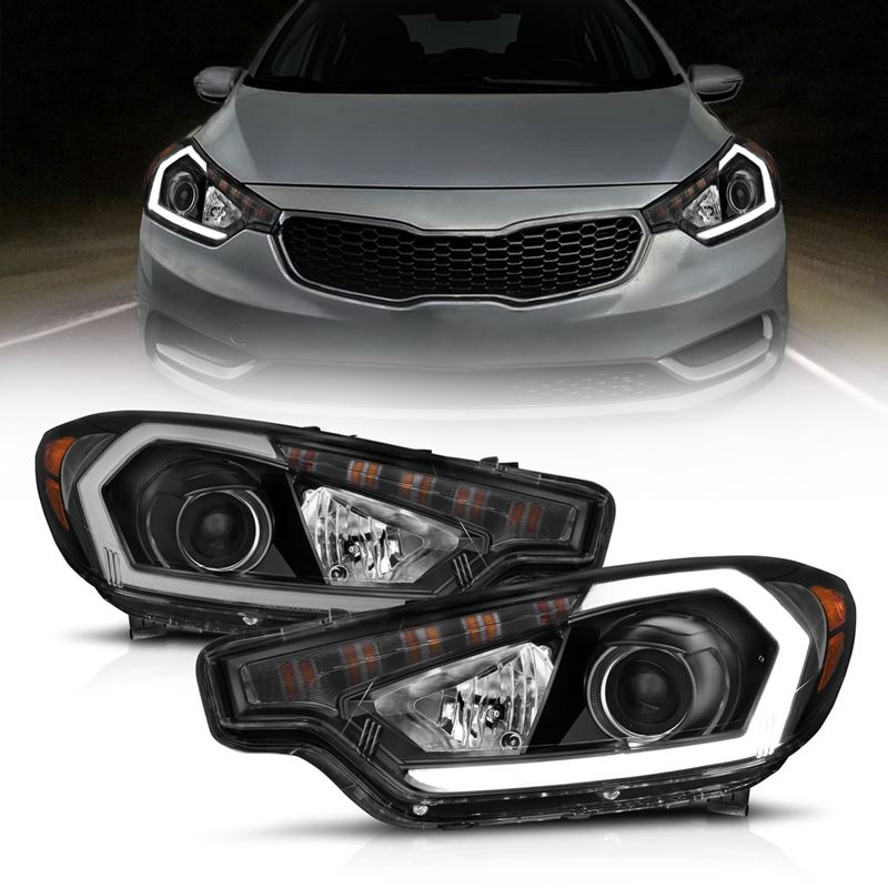 Anzo Projector Headlight Set for 2014-2016 Kia For