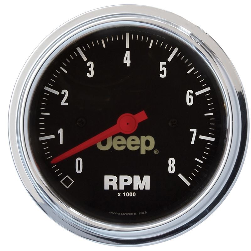 AutoMeter Jeep 85.7mm In-Dash 8000 RPM Tachometer