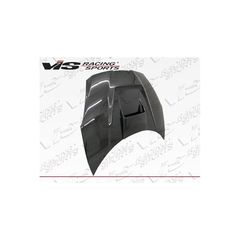 VIS Racing Invader Style Black Carbon Fiber Hood