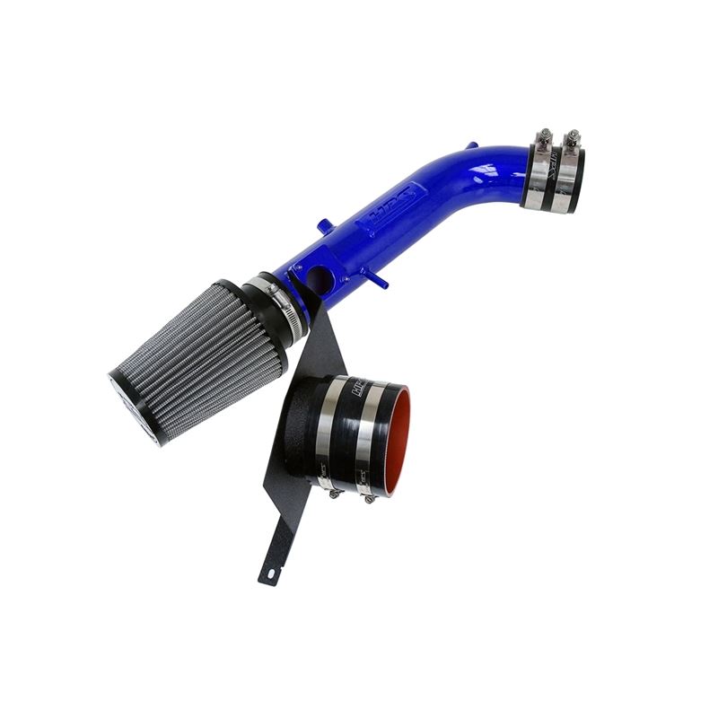 HPS Blue Short Ram Air Intake Kit + Heat Shield Sh