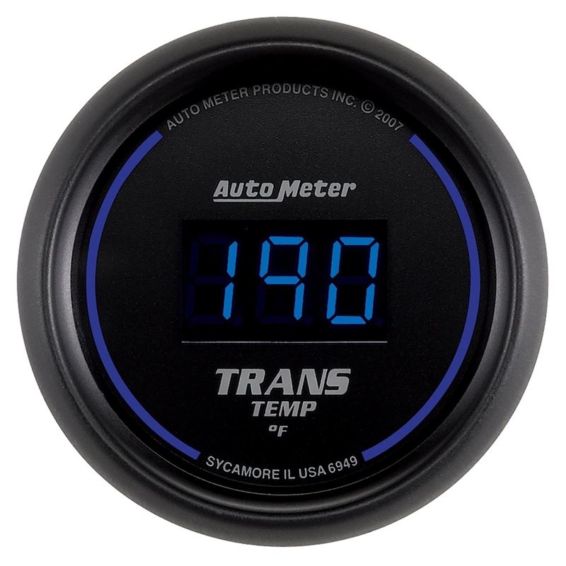 AutoMeter 52.4mm Black Digital Trans Temperature G