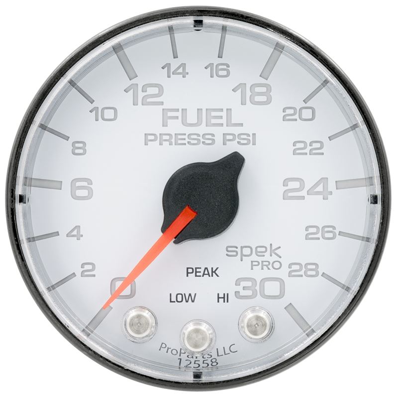 AutoMeter Spek-Pro Gauge Fuel Press 2 1/16in 30psi