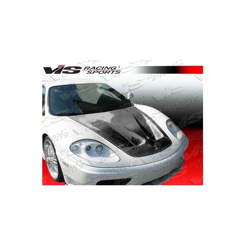 VIS Racing GT Style Black Carbon Fiber Hood