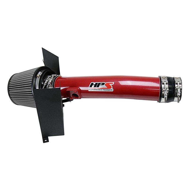 HPS Performance 827 583R Cold Air Intake Kit Red f