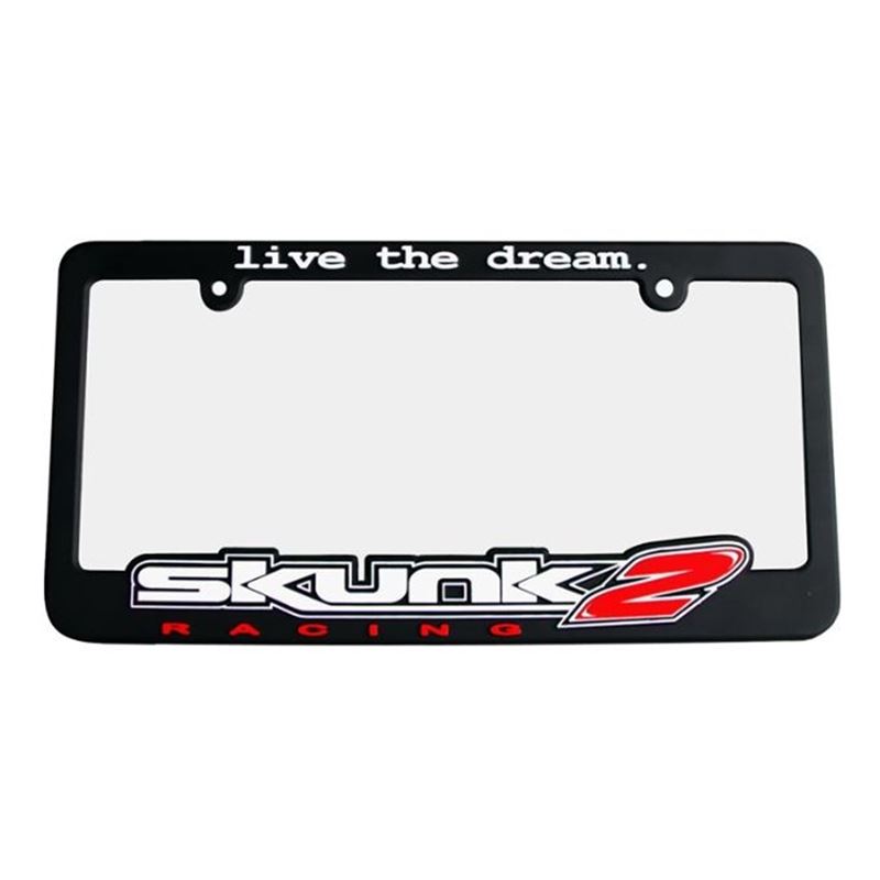 Skunk2 Racing Live The Dream License Plate Frame (