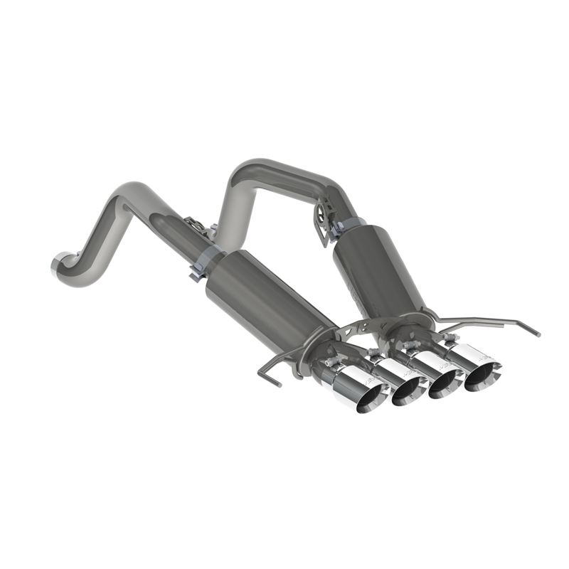 MBRP 3in. Dual Muffler Axle Back with Quad 4in. Du