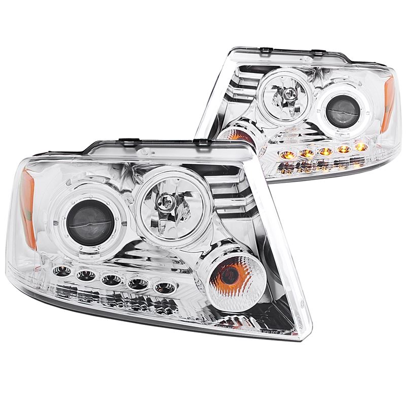 ANZO 2004-2008 Ford F-150 Projector Headlights w/