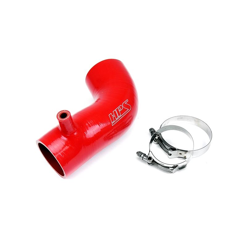 HPS Red Reinforced Silicone Post MAF Air Intake Ho