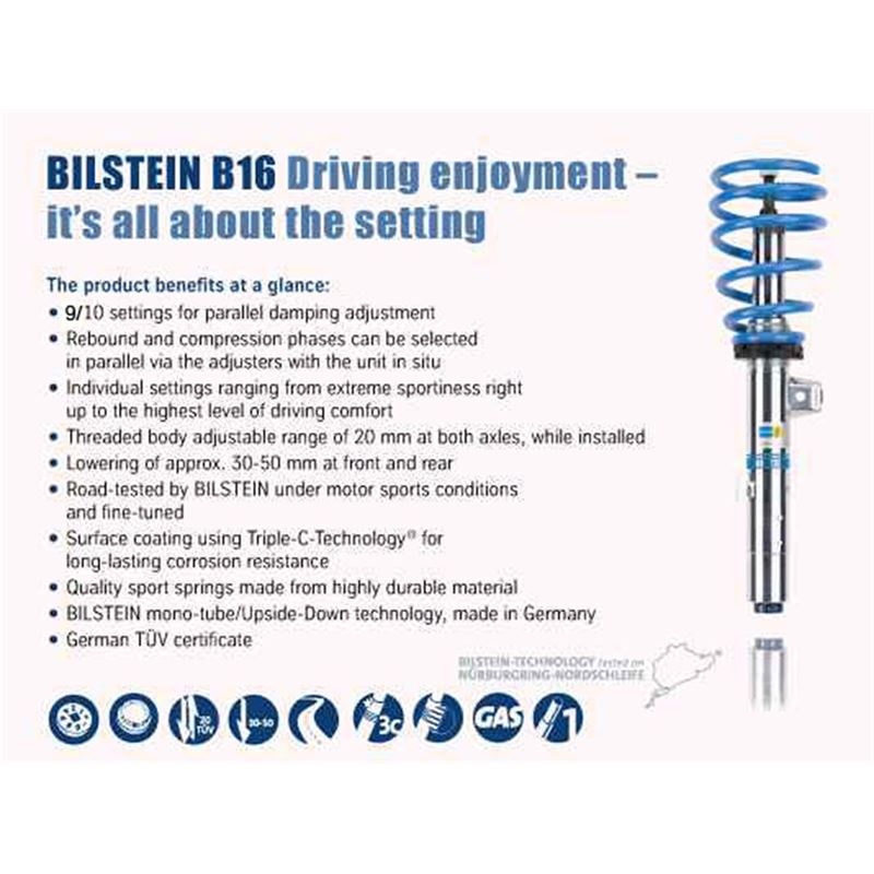 Bilstein B16 (PSS10)-Suspension Kit (48-223867)